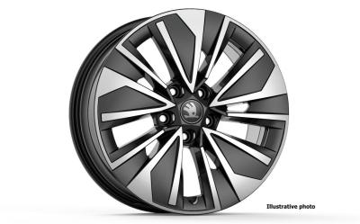 17" alu kolo Alrakis - černá ŠKODA