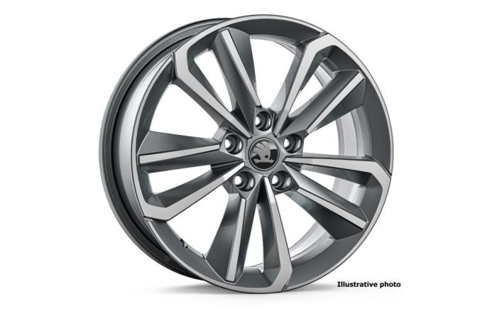 17" alu kolo Aries - antracit ŠKODA