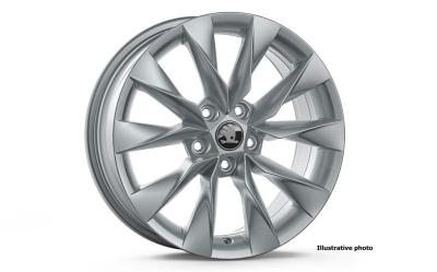 17" alu kolo Crystal - stříbrná ŠKODA