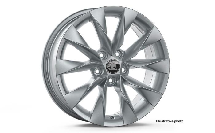 17" alu kolo Crystal - stříbrná ŠKODA