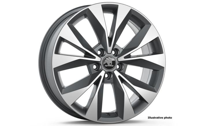 17" alu kolo Geneva - antracit ŠKODA