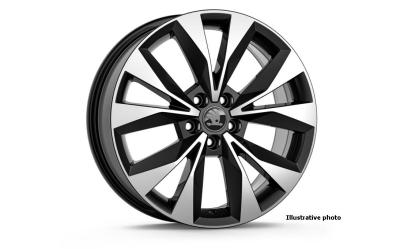 17" alu kolo Geneva - černá ŠKODA