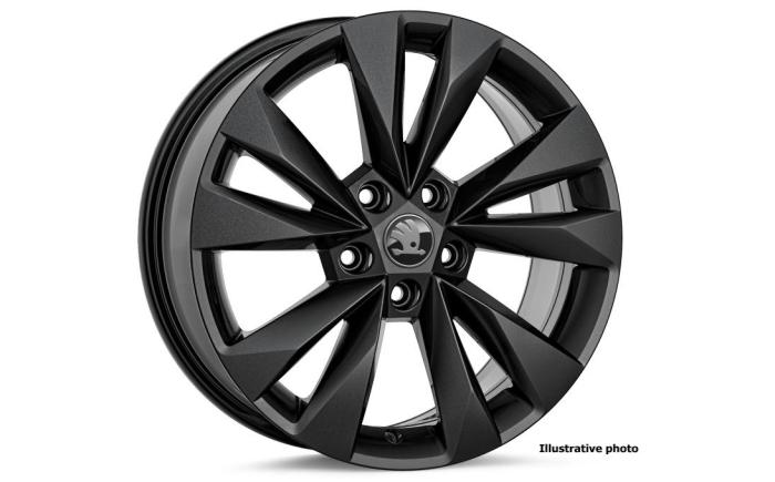 17" alu kolo Kuma - černá ŠKODA