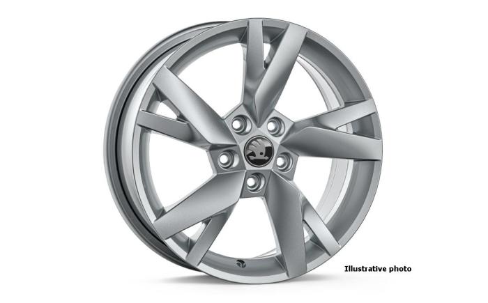 17" alu kolo Lyra - stříbrná ŠKODA