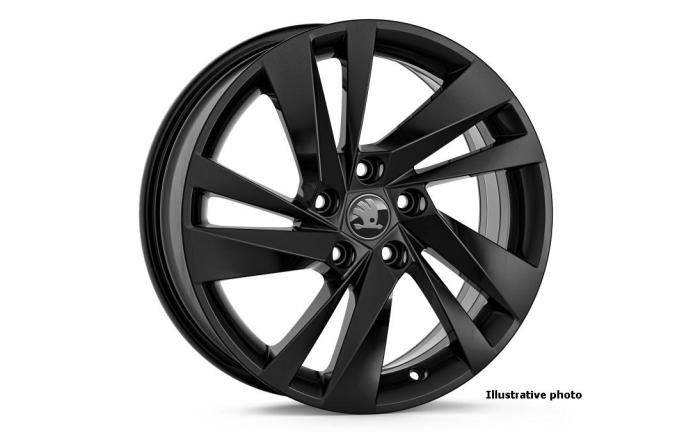 17" alu kolo Nevis - černá ŠKODA