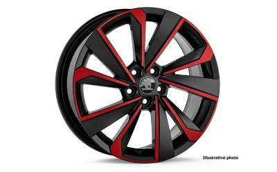 17" alu kolo Riegel - červená ŠKODA