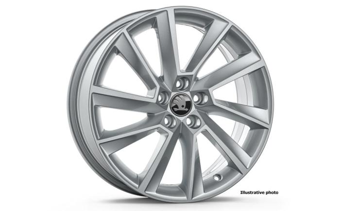 17" alu kolo Stratos - stříbrná ŠKODA