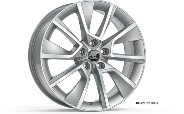 18" alu kolo Braga - stříbrná ŠKODA