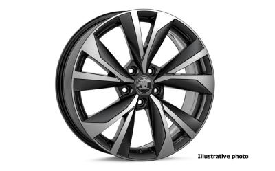 18" alu kolo Corvus - černá ŠKODA
