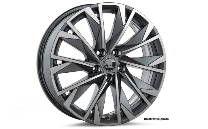 18" alu kolo Hydrus - antracit ŠKODA