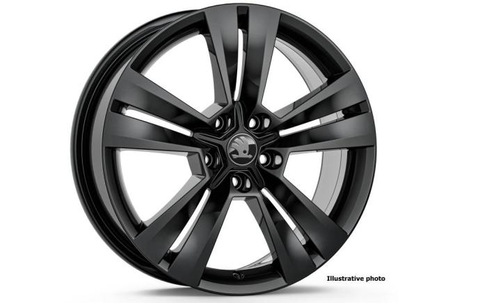 18" alu kolo Mytikas - černá ŠKODA