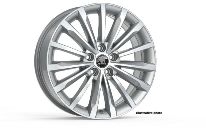 18" alu kolo Trinity - stříbrná ŠKODA