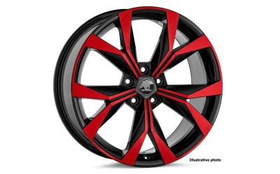 19" alu kolo Cetus - červená ŠKODA