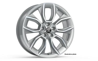 19" alu kolo Crater - stříbrná ŠKODA