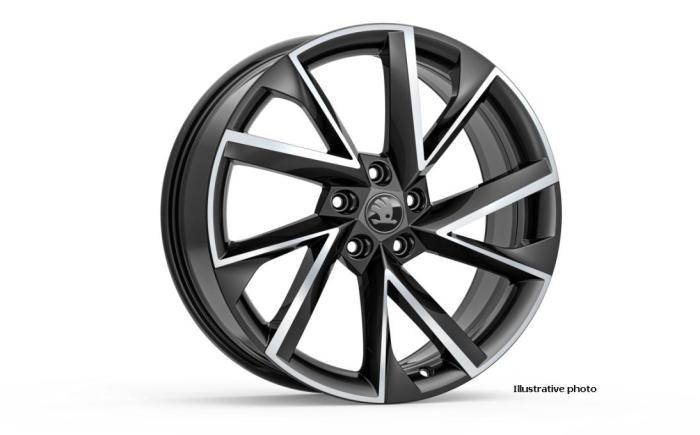19" alu kolo Vega - černá ŠKODA