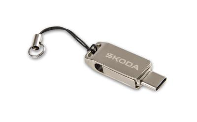 Duální USB 32 GB ŠKODA