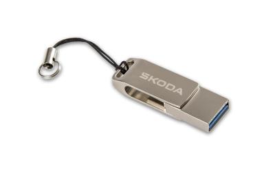 Duální USB 32 GB ŠKODA
