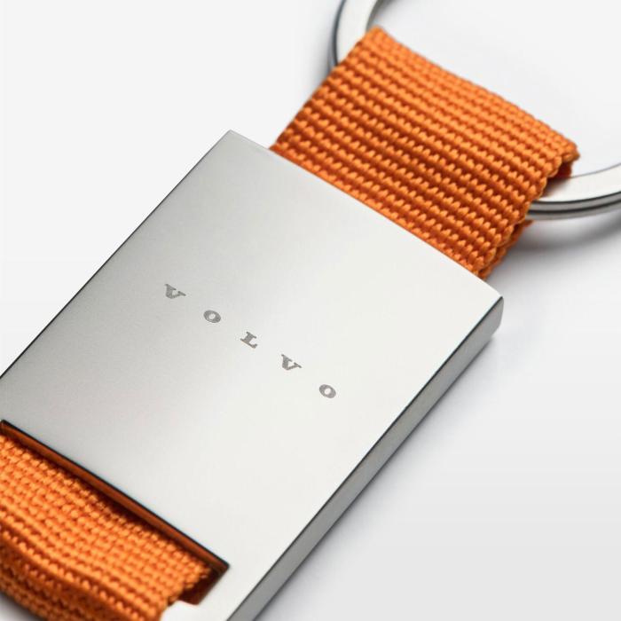 Klíčenka kovová VOLVO - oranžová
