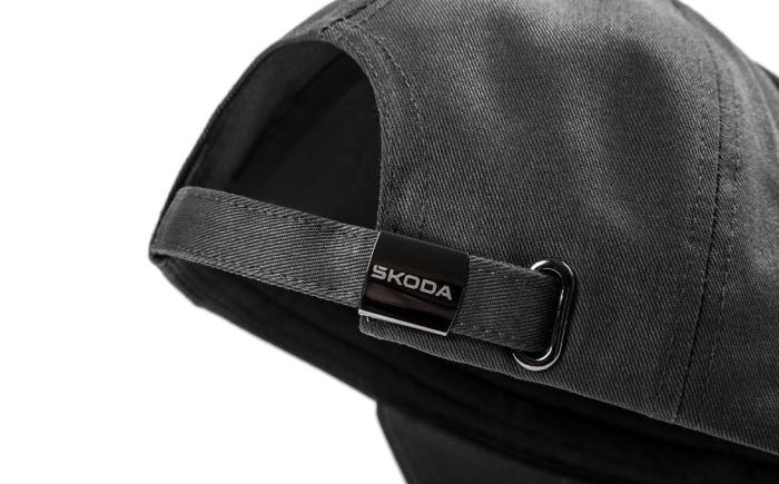 Kšiltovka 130 let - šedá ŠKODA