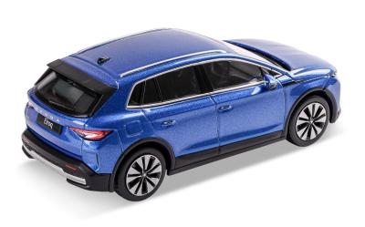 Model Elroq 1:43 - modrá Race ŠKODA