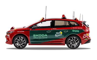 Model Enyaq FL TdF 1:43 - červená Velvet