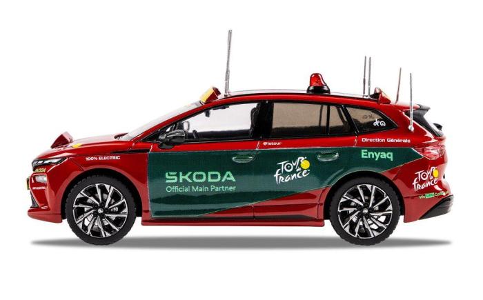 Model Enyaq FL TdF 1:43 - červená Velvet