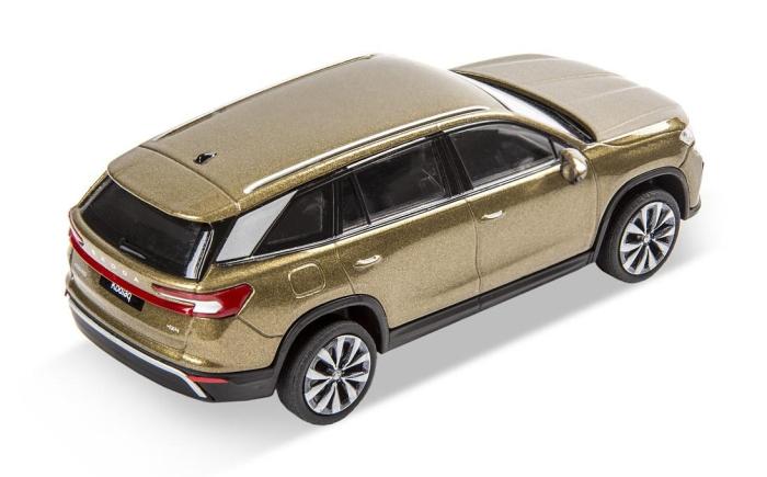 Model Kodiaq II 1:43 - zlatá Bronx ŠKODA