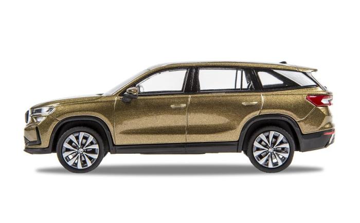 Model Kodiaq II 1:43 - zlatá Bronx ŠKODA