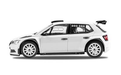 Model Škoda Fabia III FL Rally2 Evo 1:43 - Bílá
