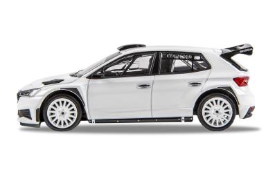 Model Škoda Fabia IV RS Rally2 1:43 - Bílá