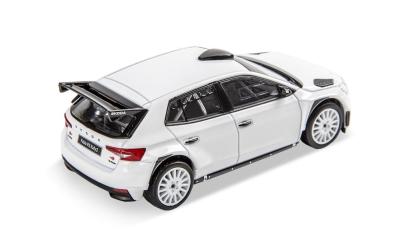 Model Škoda Fabia IV RS Rally2 1:43 - Bílá