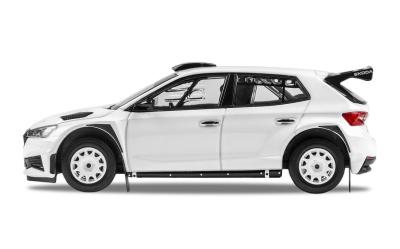Model Škoda Fabia IV RS Rally2 1:43 - Bílá