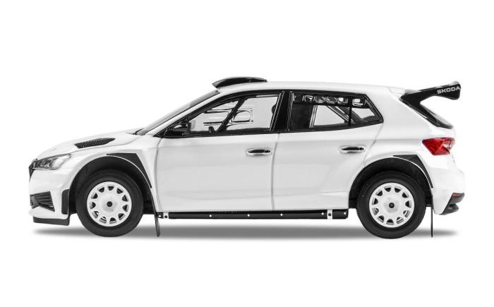 Model Škoda Fabia IV RS Rally2 1:43 - Bílá