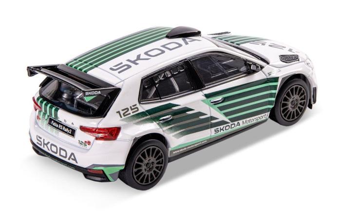 Model Škoda Fabia RS Rally2 125 let 1:43