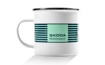 Plechový hrnek Motorsport 125 let 400 ml ŠKODA