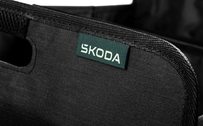 Skládací přepravka ŠKODA - šedá antracitová