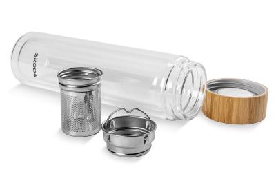 Skleněná lahev 0,5l ŠKODA