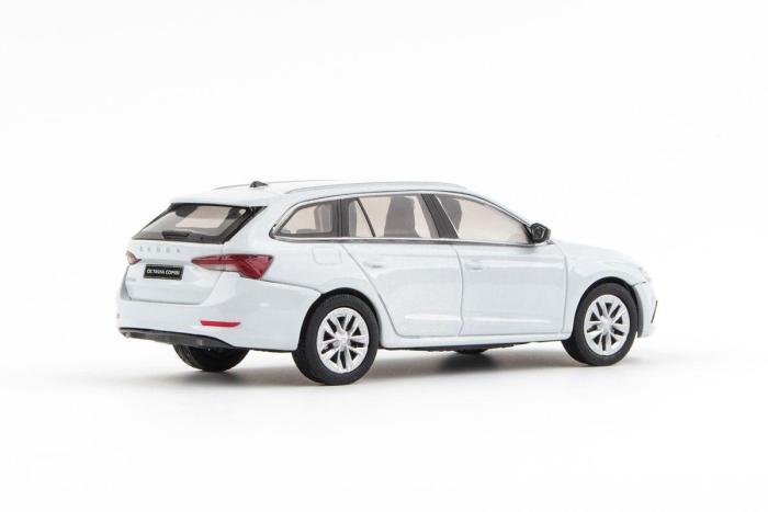 Škoda Octavia IV Combi (2020) 1:43 - Bílá Moon Metalíza