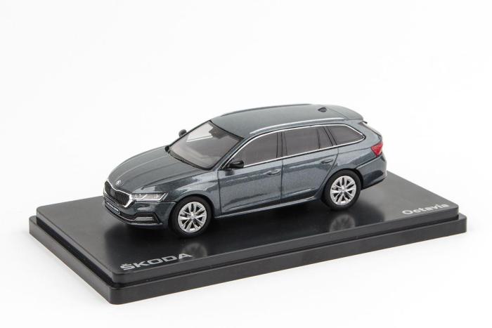 Škoda Octavia IV Combi (2020) 1:43 - Šedá Quartz Metalíza