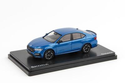 Škoda Octavia IV RS (2020) 1:43 - Modrá Race Metalíza