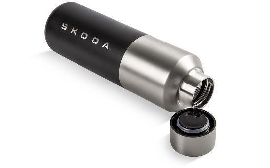 Termo lahev - černá ŠKODA