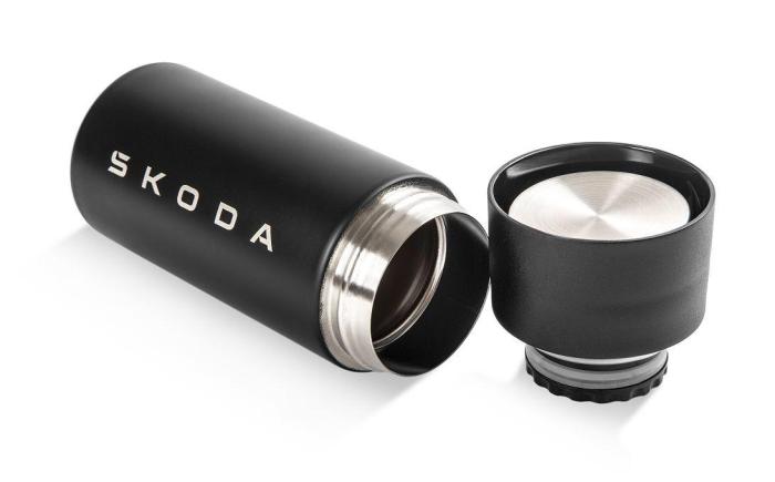 Termohrnek - černý ŠKODA