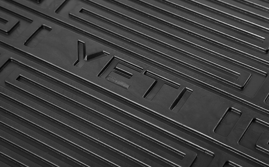 Gumový koberec zavazadlového prostoru - Yeti facelift