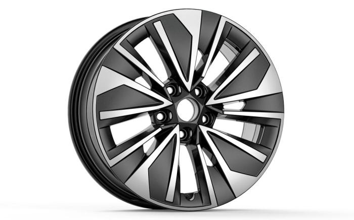 17" alu kolo Alrakis - černá ŠKODA