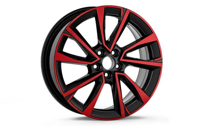 17" alu kolo Procyon - červená ŠKODA