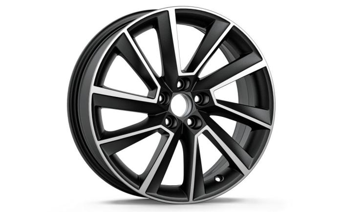 17" alu kolo Stratos - matná černá ŠKODA