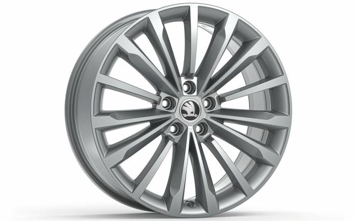 19" alu kolo Trinity - stříbrná ŠKODA