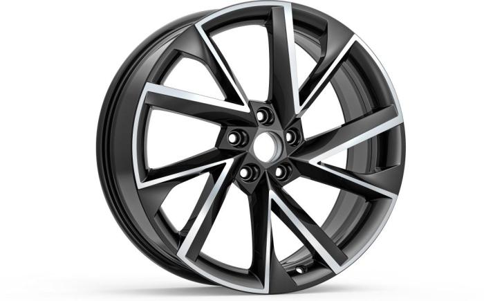 19" alu kolo Vega - černá ŠKODA