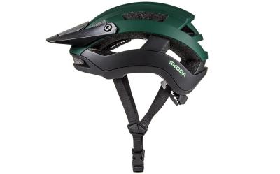 Cyklistická helma MTB S/M emerald ŠKODA