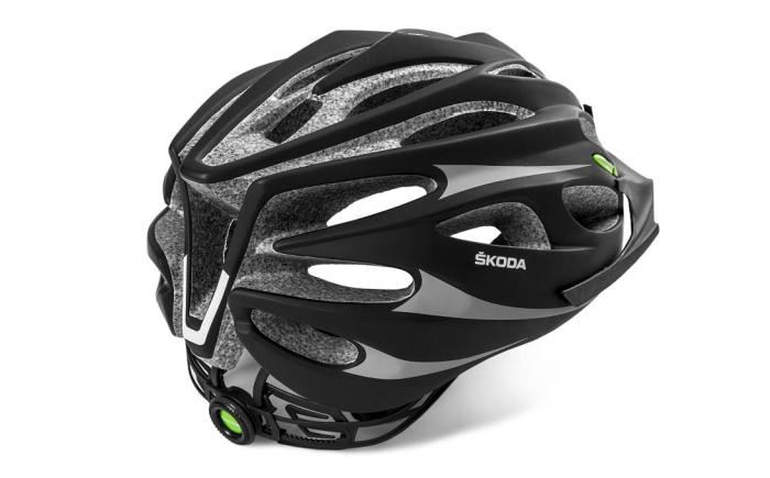 Cyklistická helma černá L/XL ŠKODA